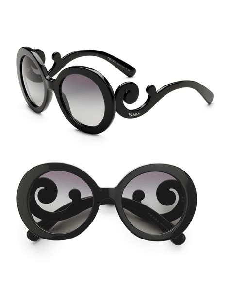 prada baroque style sunglasses.